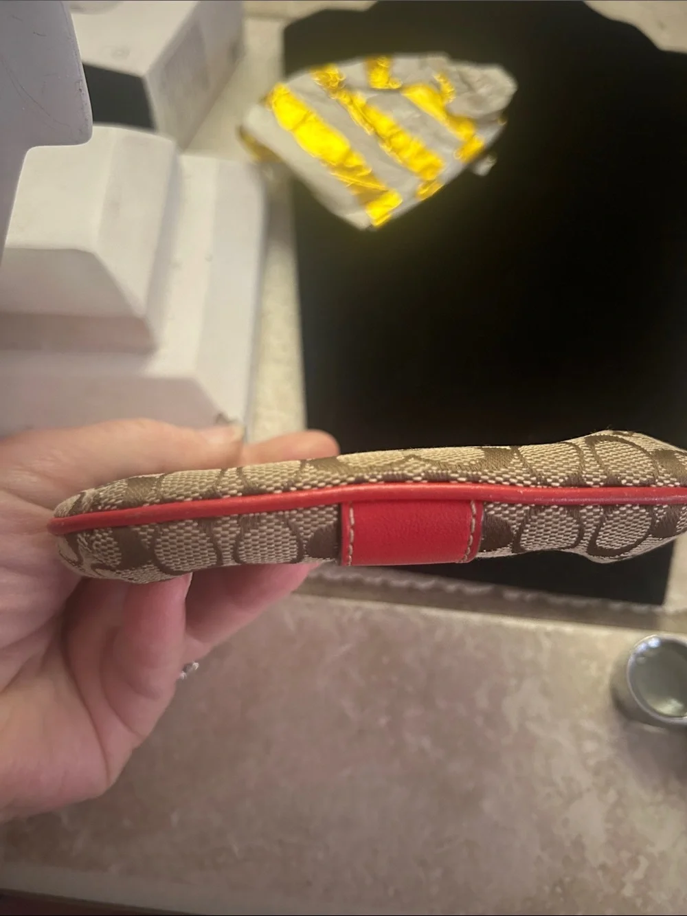 Coach coin pouch